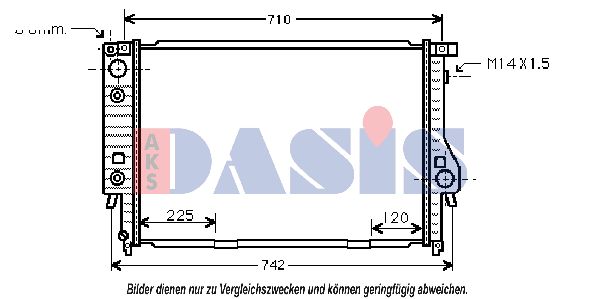 AKS DASIS Radiators, Motora dzesēšanas sistēma 051800N